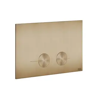 Gessi для Geberit Sigma Панель смыва из латуни, цвет: warm bronze brushed PVD 54611#726
