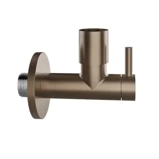 Gessi Запорный кран-фильтр под раковину с подводом воды на 1/2”, цвет: copper brushed pvd 01411#708
