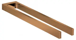 Keuco Edition 11 Полотенцедержатель двойной 45 см, подвесной, цвет: бронза 11118 030000