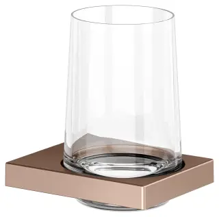 Keuco Edition 11 Держатель стакана, подвесной, в комплекте со стаканом, цвет: красное золото 11150 299000