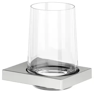 Keuco Edition 11 Держатель стакана, подвесной, в комплекте со стаканом, цвет: нержавеющая сталь 11150 219000