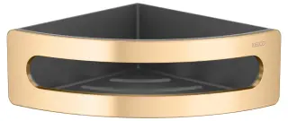 Keuco Elegance Угловая полочка-корзинка для душа, цвет: латунь 11657 250001