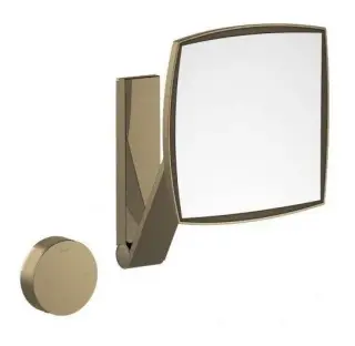 Keuco Kosmetikspiegel Косметическое зеркало подвесное, 5-ти кратное увелич., подсветка, цвет: никель 17613 059002