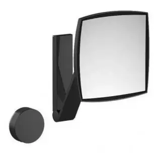 Keuco Kosmetikspiegel Косметическое зеркало подвес., 5ти кратное увелич., подсветка, цвет:хром черн. 17613 139002