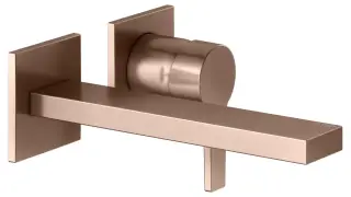 Keuco Edition 11 Смеситель для раковины рычаж., 2 потреб., излив 18,7см, встр., цвет:красное зол. 51116 290200