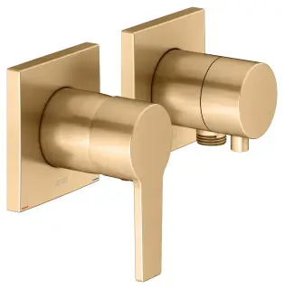 Keuco Edition 11 Смеситель для душа встр., внешняя часть, 2 потреб., с переключателем, цвет: латунь 51151 251122