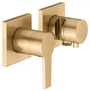 Keuco Edition 11 Смеситель для душа встраив., внеш. часть, 2 потреб., с переключателем, цвет:латунь 51151 251222