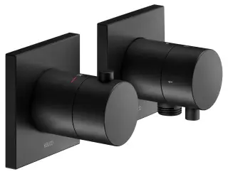 Keuco Edition 11 Смеситель для душа термостатич., 2 потреб., встр., внешняя часть, цвет: черный мат. 51153 371122