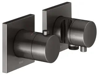 Keuco Edition 11 Смеситель для душа термостат. 2 потреб., встр., внешняя часть, цвет: титан черный 51153 351222