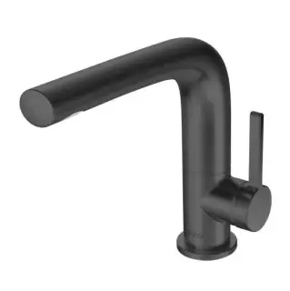 Keuco Edition 400 Смеситель для раковины рычаж. 150, без д/к и гарнитура слива, цвет: хром черный 51505 130100