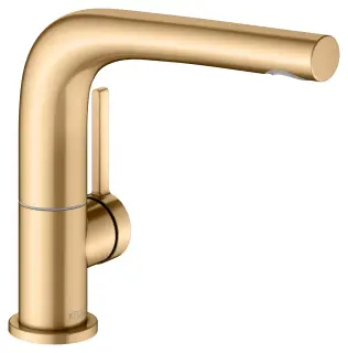 Keuco Edition 400 Смеситель для раковины рычажный 150, без д/к и гарнитура для слива, цвет:латунь 51505 250100