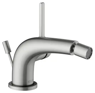 Keuco Edition 400 Смеситель для биде, с донным клапаном G1 1/4, цвет: нержавеющая сталь 51509 210000