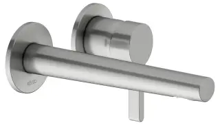 Keuco Edition 400 Смеситель для раковины рычаж., 2 потреб., изл. 21,9см, встр., цвет: нерж. сталь 51516 210200