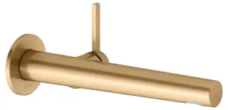 Keuco Edition 400 Смеситель для раковины рычаж., на 1 потреб., излив 24,3 см, встр., цвет: латунь 51516 252101