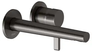 Keuco Edition 400 Смеситель для раковины рыч., 2 потреб., излив 21,9 см, встр., цвет:титан черный 51516 350200