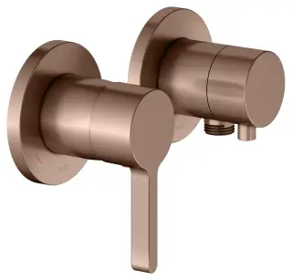 Keuco Edition 400 Смеситель для душа встр., внеш. часть, 2 потреб., с переключ., цвет:красное золото 51551 291121