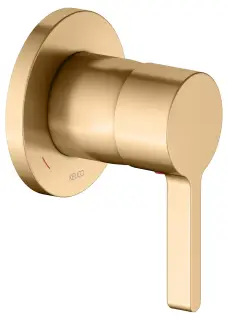 Keuco Edition 400 Смеситель для душа рычажный DN15, встраиваемый, круглая розетка, цвет: латунь 51551 250001