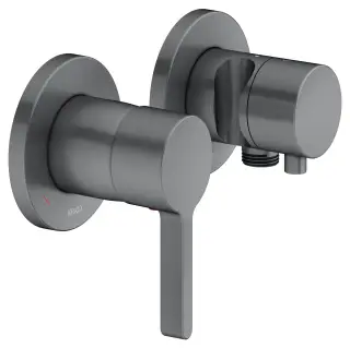 Keuco Edition 400 Смеситель для душа встр., 2 потреб., с держателем и переключ., цвет: хром черный 51551 131221