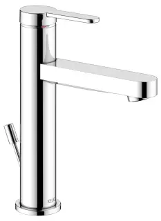 Keuco Ixmo Смеситель для раковины рычажный 130, с д/к и гарнитуром для слива, цвет: хром 59501 013001