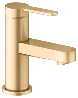 Keuco Ixmo Смеситель для раковины рычажный 60, без д/к и гарнитура для слива, цвет: латунь 59504 253100