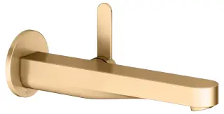 Keuco Ixmo Смеситель для раковины рычажный, на 1 потреб., излив 24,1см, встраиваемый, цвет:латунь 59516 251301