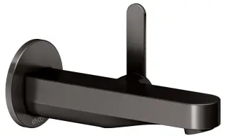 Keuco Ixmo Смеситель для раковины рычаж., 1 потреб., излив 18,1 см, встр., цвет: титан черный 59516 350301