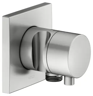 Keuco Ixmo Запорный вентиль с выпуском для шланга и держателем, внешняя часть, цвет: нерж. сталь 59541 211202