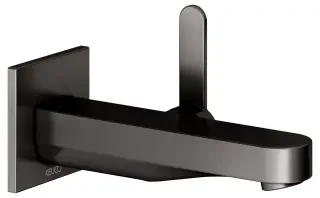 Keuco Ixmo Смеситель для раковины рычажный, 1 потреб., излив 18,1 см, встр., цвет: титан черный 59516 350302