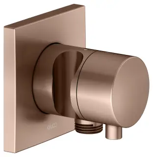 Keuco Ixmo Запорный вентиль с выпуском для шланга и держателем, внешняя часть, цвет: красное золото 59541 291202