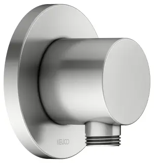 Keuco Ixmo Шланговое подключение DN15, круглая розетка, цвет: нержавеющая сталь 59547 210001