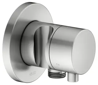 Keuco Ixmo Вентиль-перекл. 3 потреб. DN15, внешняя часть, с выводом шланга и держ., цвет:нерж. сталь 59548 211201