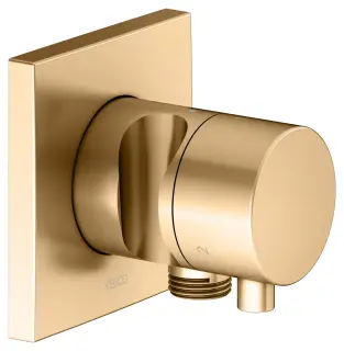 Keuco Ixmo Вентиль-переключатель на 3 потреб. DN15, внеш. часть, выводом шланга и держ., цвет:латунь 59548 251202