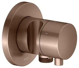 Keuco Ixmo Запорный вентиль с переключателем на 3 потреб. DN15 и держ. лейки, цвет: красное золото 59549 291201