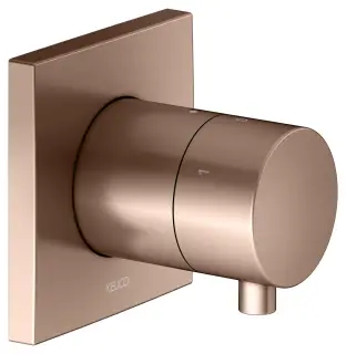 Keuco Ixmo Запорный вентиль с переключателем на 3 потребителя DN15, цвет: красное золото 59549 291002