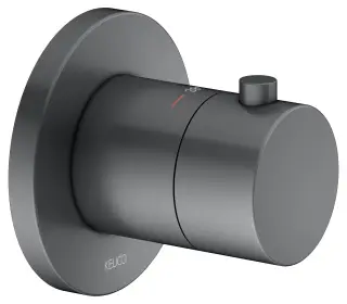 Keuco Ixmo Смеситель для душа термостатический, 1 потреб., встр., внешняя часть, цвет: хром черный 59553 130001