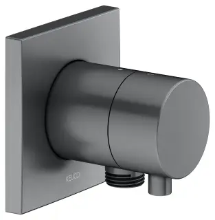 Keuco Ixmo Вентиль-переключатель на 2 потреб. DN15, внеш. часть, с выводом шланга, цвет:хром черный 59556 131102