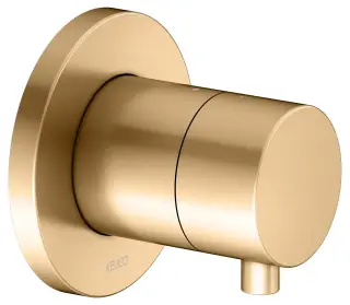 Keuco Ixmo Вентиль-переключатель на 2 потреб. DN15, внеш. часть, выводом шланга и держ., цвет:латунь 59556 251001
