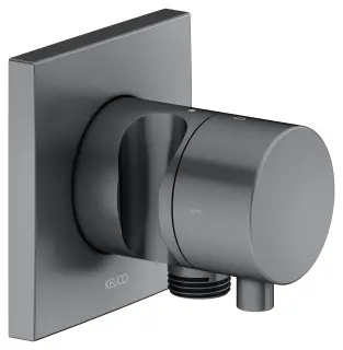 Keuco Ixmo Запорный вентиль с переключателем на 2 потреб. DN15 и держателем лейки, цвет:хром черный 59557 131202