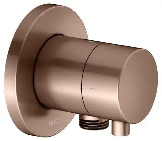 Keuco Ixmo Запорный вентиль с переключателем на 2 потреб. DN15 и выводом шланга, цвет: красное зол. 59557 291101