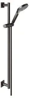Keuco Ixmo Душевой гарнитур: штанга 85,5см, шланг 160см, душ. лейка 3 вида струи, цвет: титан черный 59587 350802