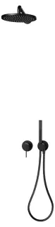 Keuco Ixmo Sets Душевой комплект: рычаж. встр. смеситель, без излива, шланг, душ, цвет: черный мат. 59651 370301