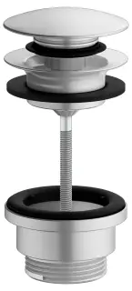 Keuco Armaturenzubehör Донный клапан Push-Open 1 1/4 дюйма, универсальный, цвет: алюминий 59902 170000