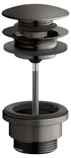 Keuco Armaturenzubehör Донный клапан Push-Open 1 1/4 дюйма, универсальный, цвет: титан черный 59902 350000