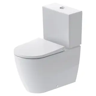 Duravit Bento Starck Box Унитаз напольный 39x65 безободковый с крышкой и бачком, цвет: белый глянц. D4600400