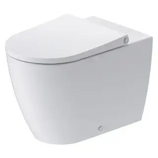 Duravit Bento Starck Box Унитаз напольный 37x60 см с крышкой микролифт, цвет: белый матовый D4600200