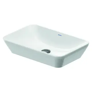 Duravit D-Neo Раковина накладная 60x40x12.5h см, без перелива, цвет: белый глянцевый 2397600070