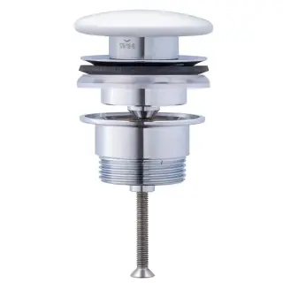 Duravit Донный клапан для раковины универсальный с керамической крышкой, цвет: белый глянцевый 0050790000