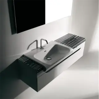 Kerasan Inka Project Панель керамическая накладная для раковины 52x52 см, исполнение Arte 1 341833 Arte 1