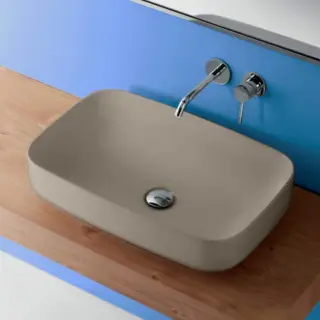 Kerasan Tribeca Раковина чаша 60x38x15h см, без перелива, цвет: Nocciola matt 514181