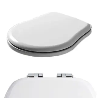 Kerasan Retro Комплект шарниров для крышки-унитаза, микролифт, цвет: Cromo R108A12